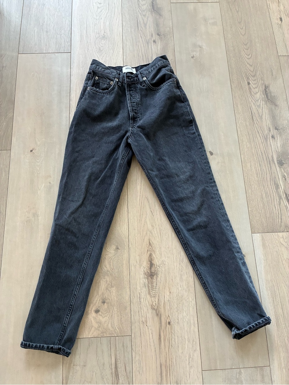 Agolde Black Boyfriend Jeans